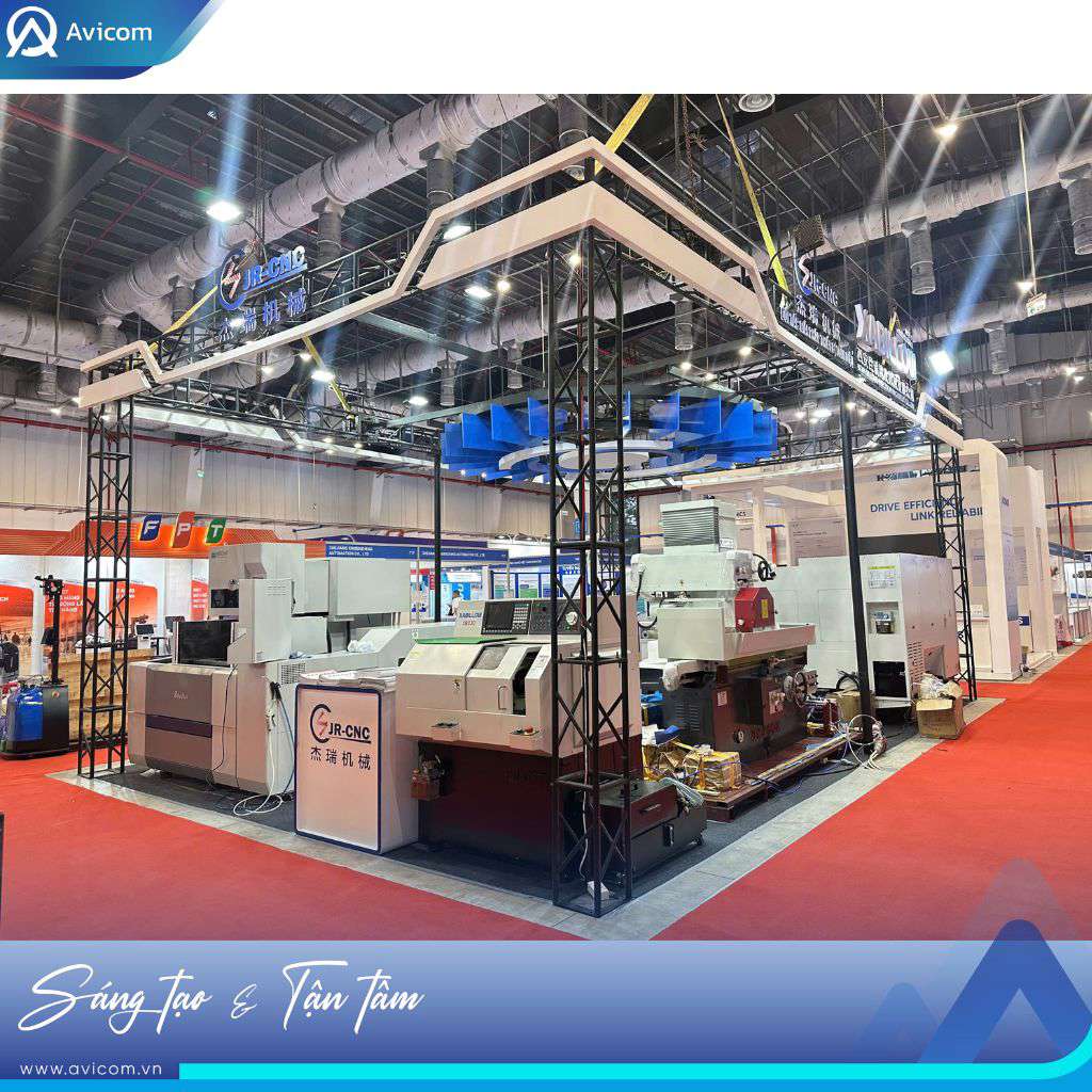 JIERUI CNC TẠI VIMF BÌNH DƯƠNG 2026 – KHẲNG ĐỊNH NĂNG LỰC GIA CÔNG CHÍNH XÁC TRONG KHÔNG GIAN TRIỂN LÃM HIỆN ĐẠI